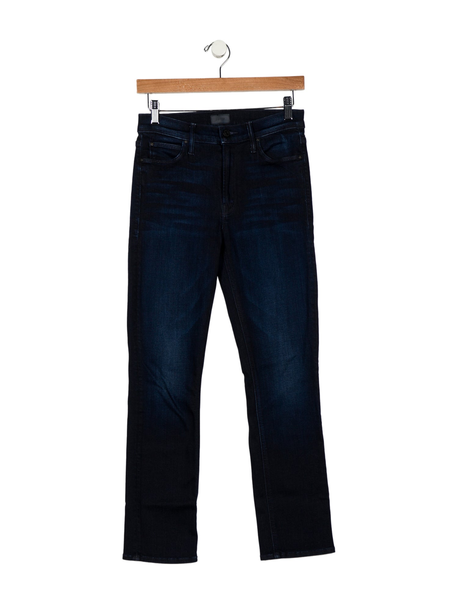 Mother Mid-Rise Straight Leg Jeans