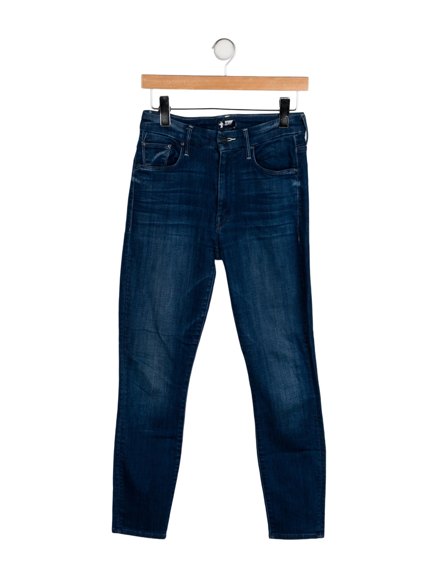 Mother Mid-Rise Skinny Leg Jeans