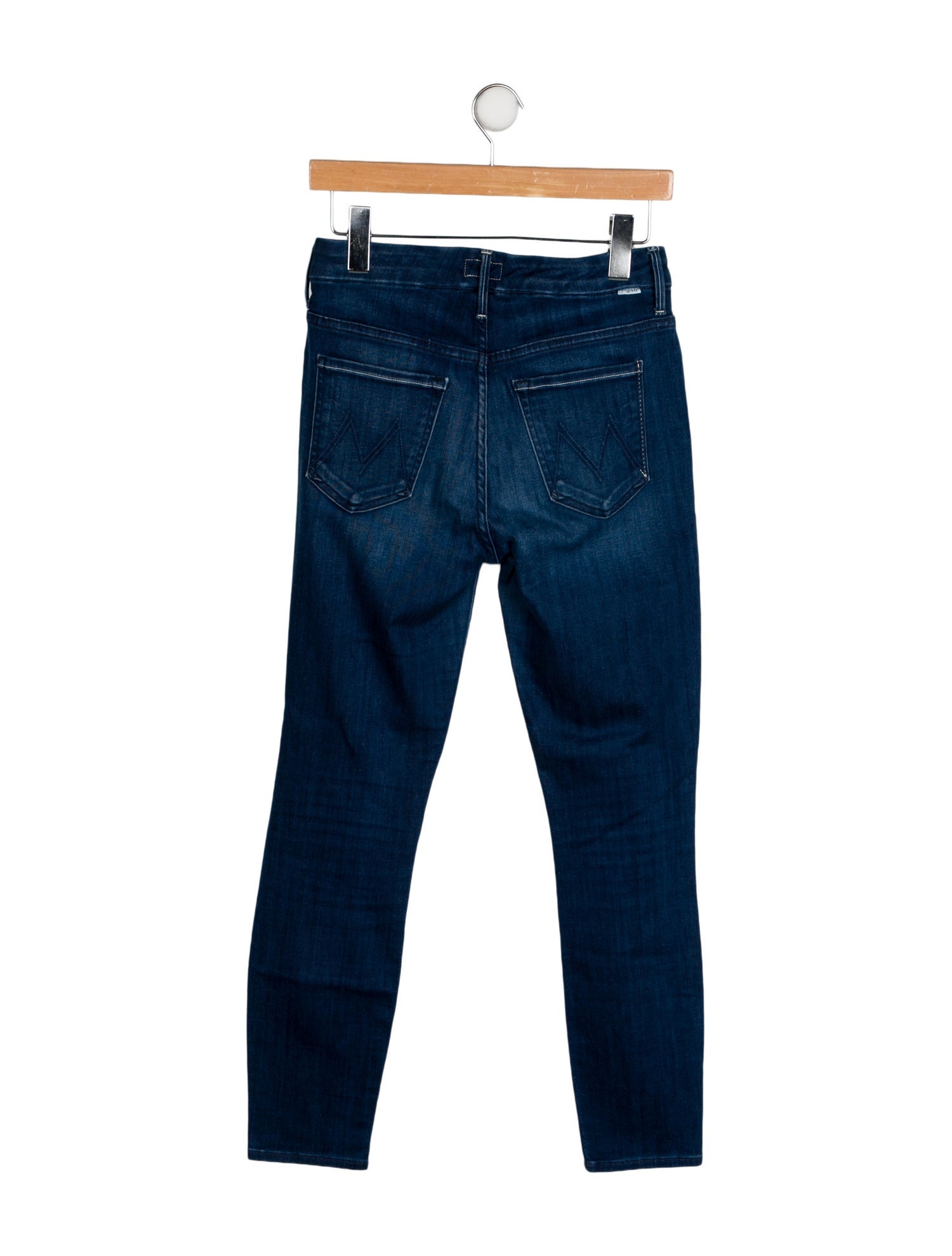Mother Mid-Rise Skinny Leg Jeans