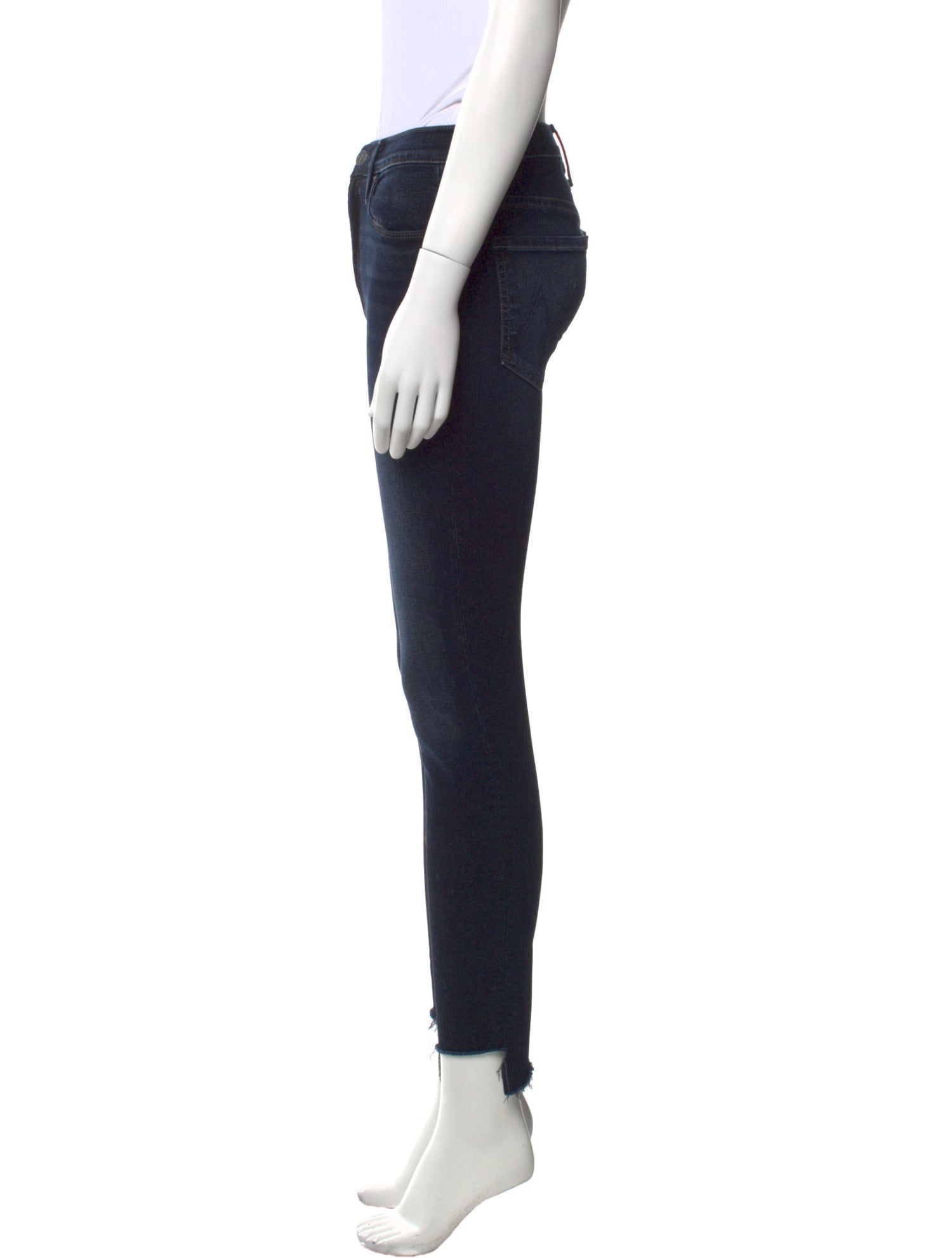 Mother Mid-Rise Skinny Leg Jeans