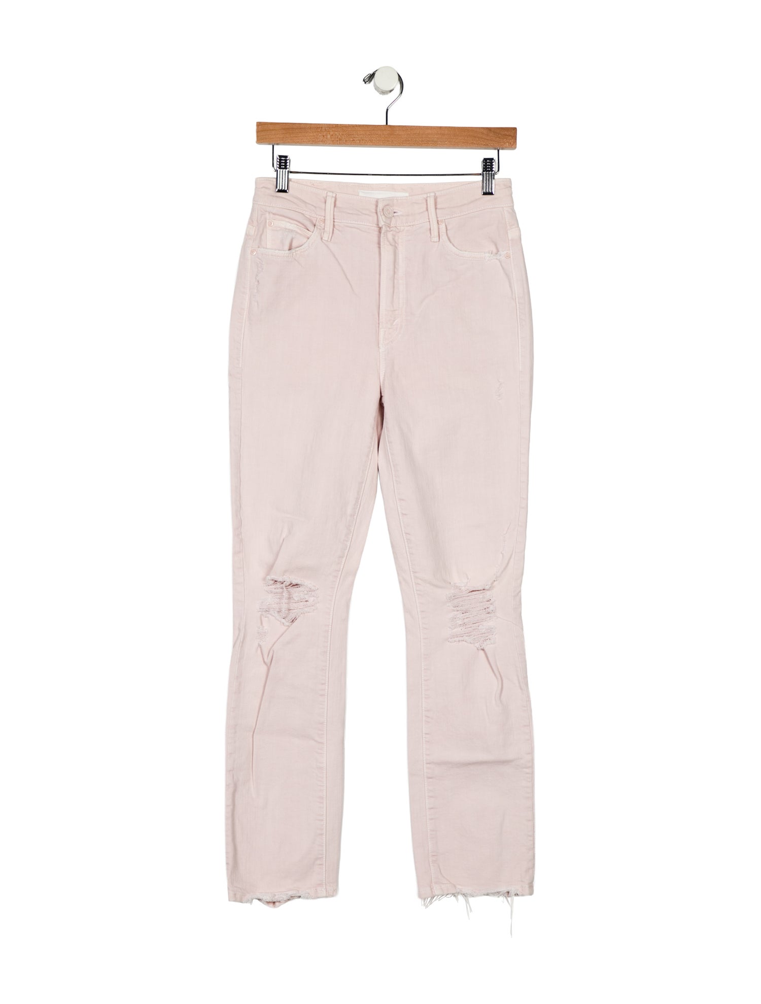 Mother Mid-Rise Straight Leg Jeans