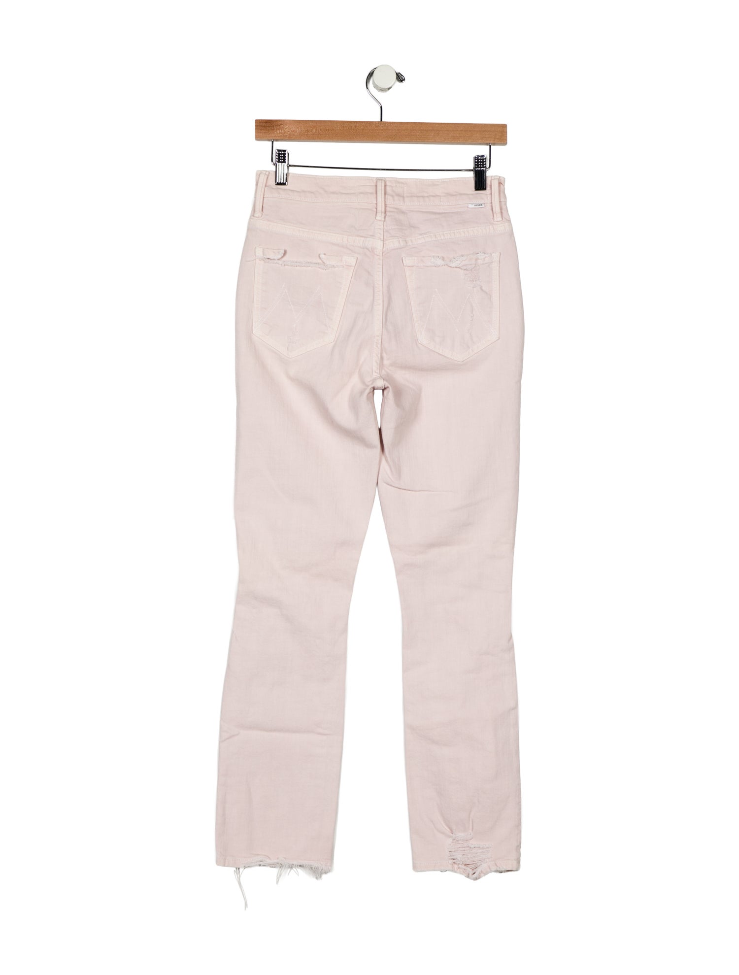 Mother Mid-Rise Straight Leg Jeans