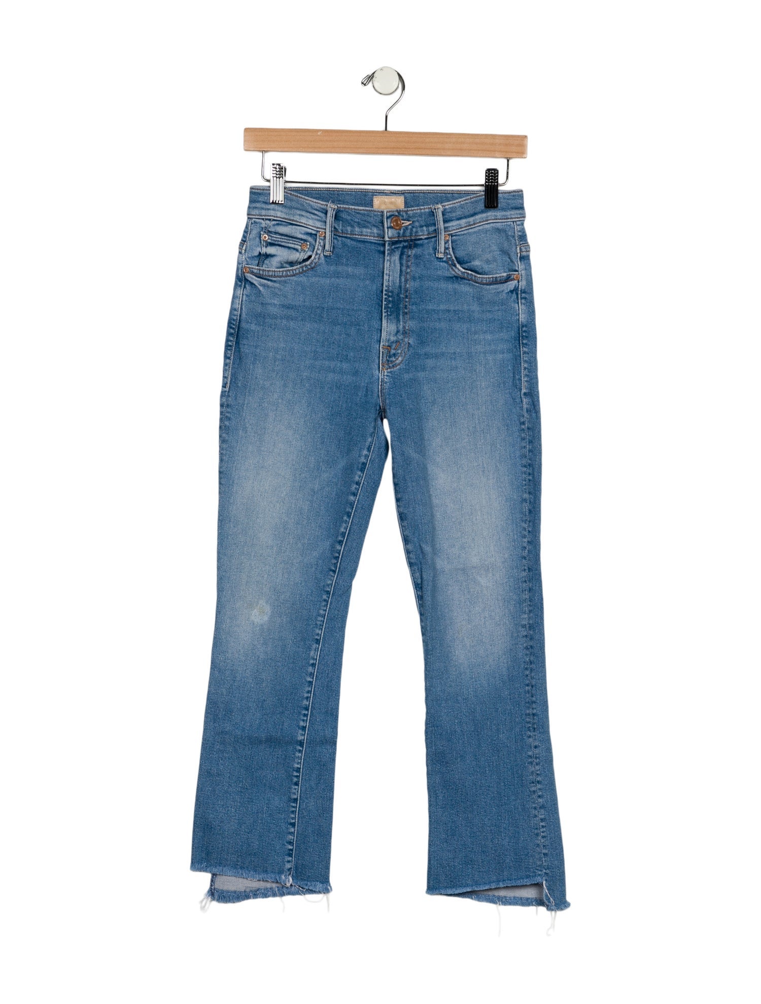 Mother Mid-Rise Straight Leg Jeans