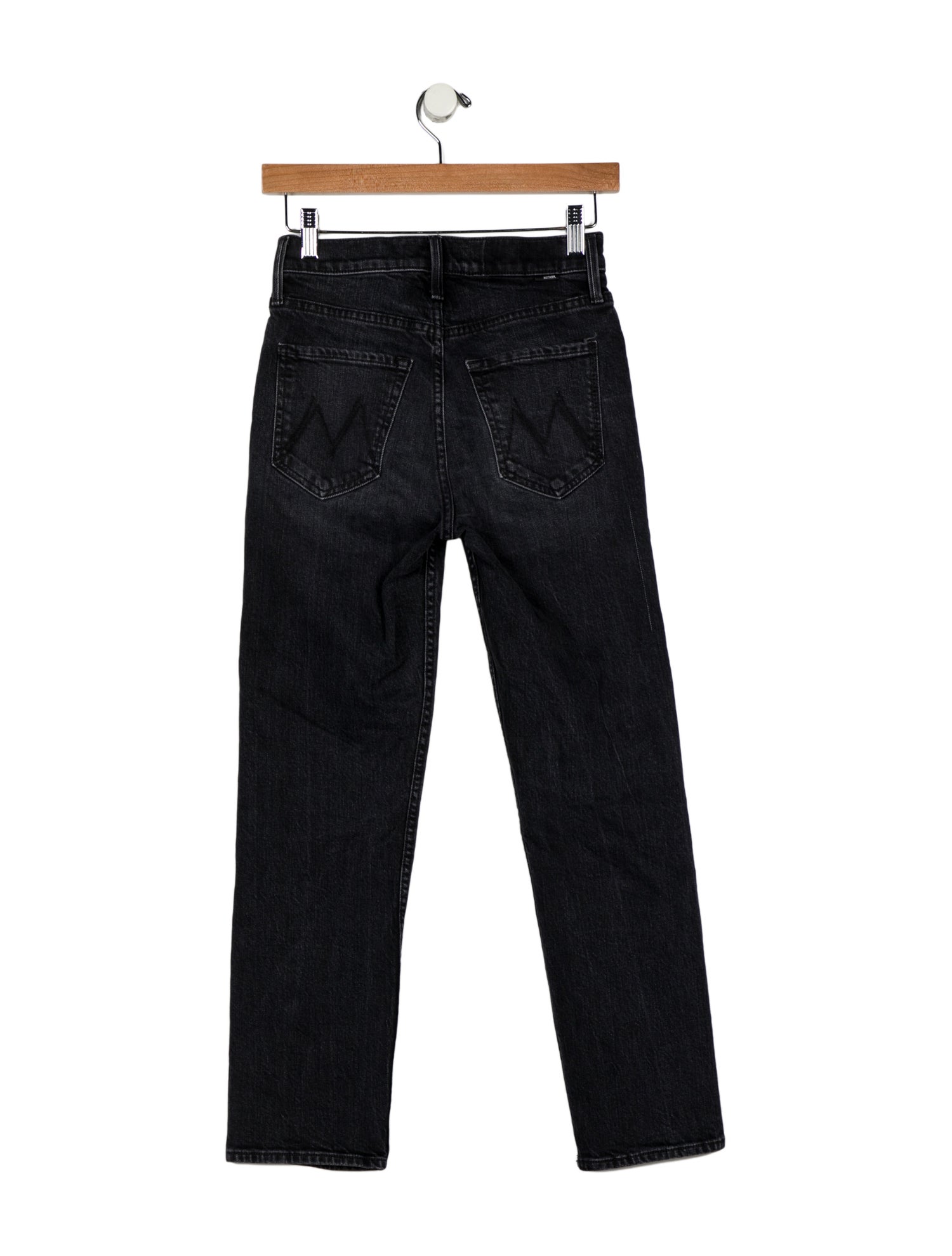 Mother Mid-Rise Straight Leg Jeans