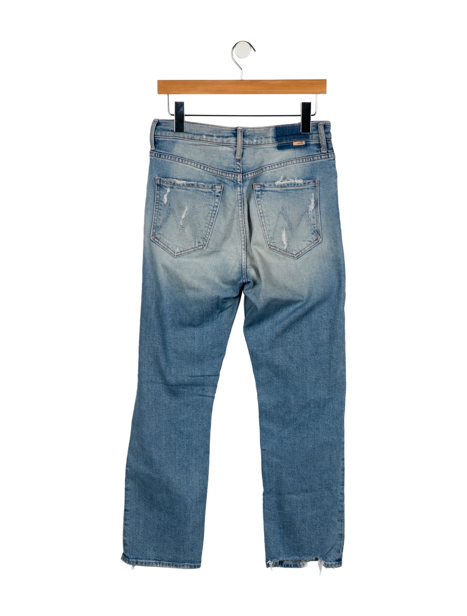Mother High-Rise Straight Leg Jeans