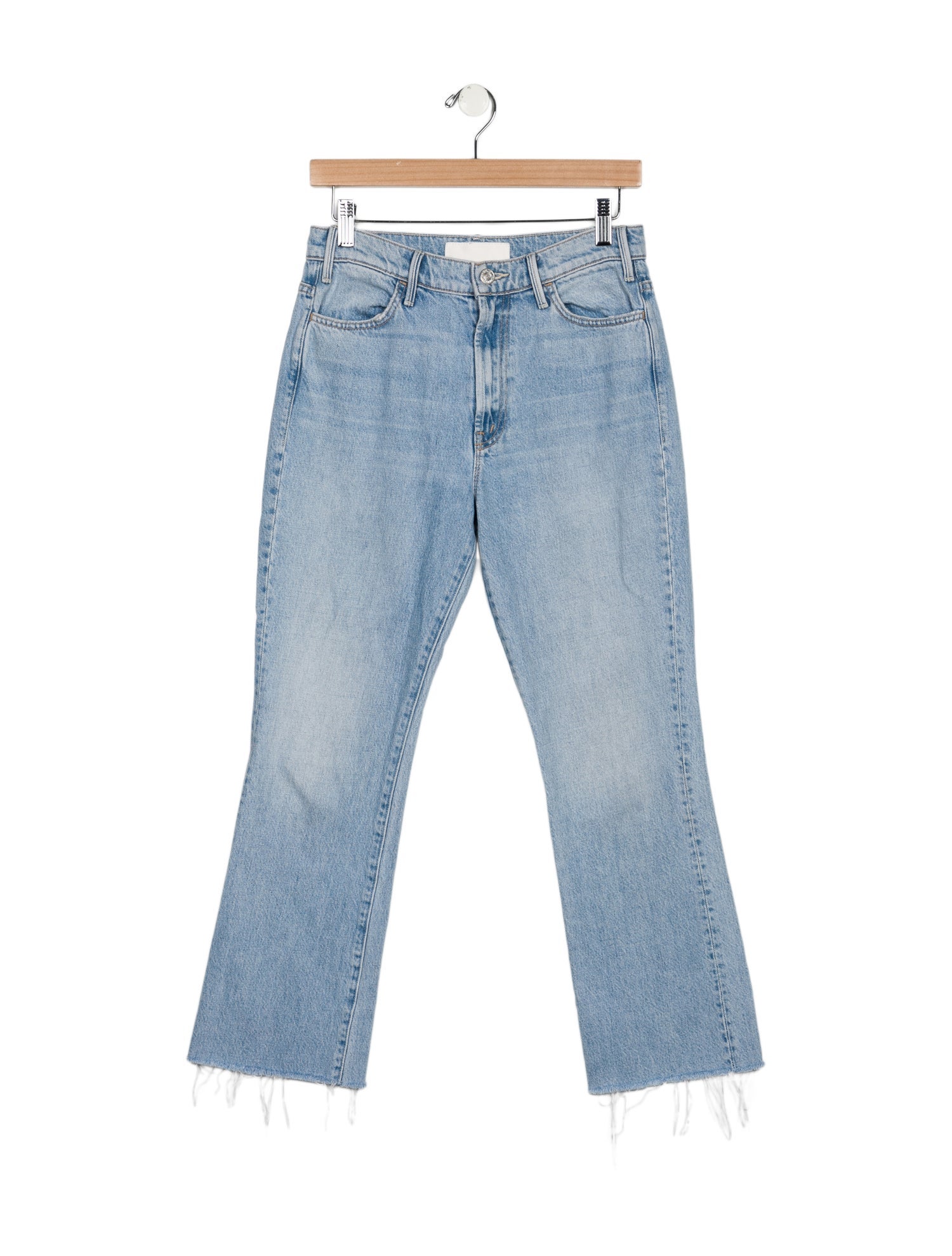 Mother Mid-Rise Straight Leg Jeans