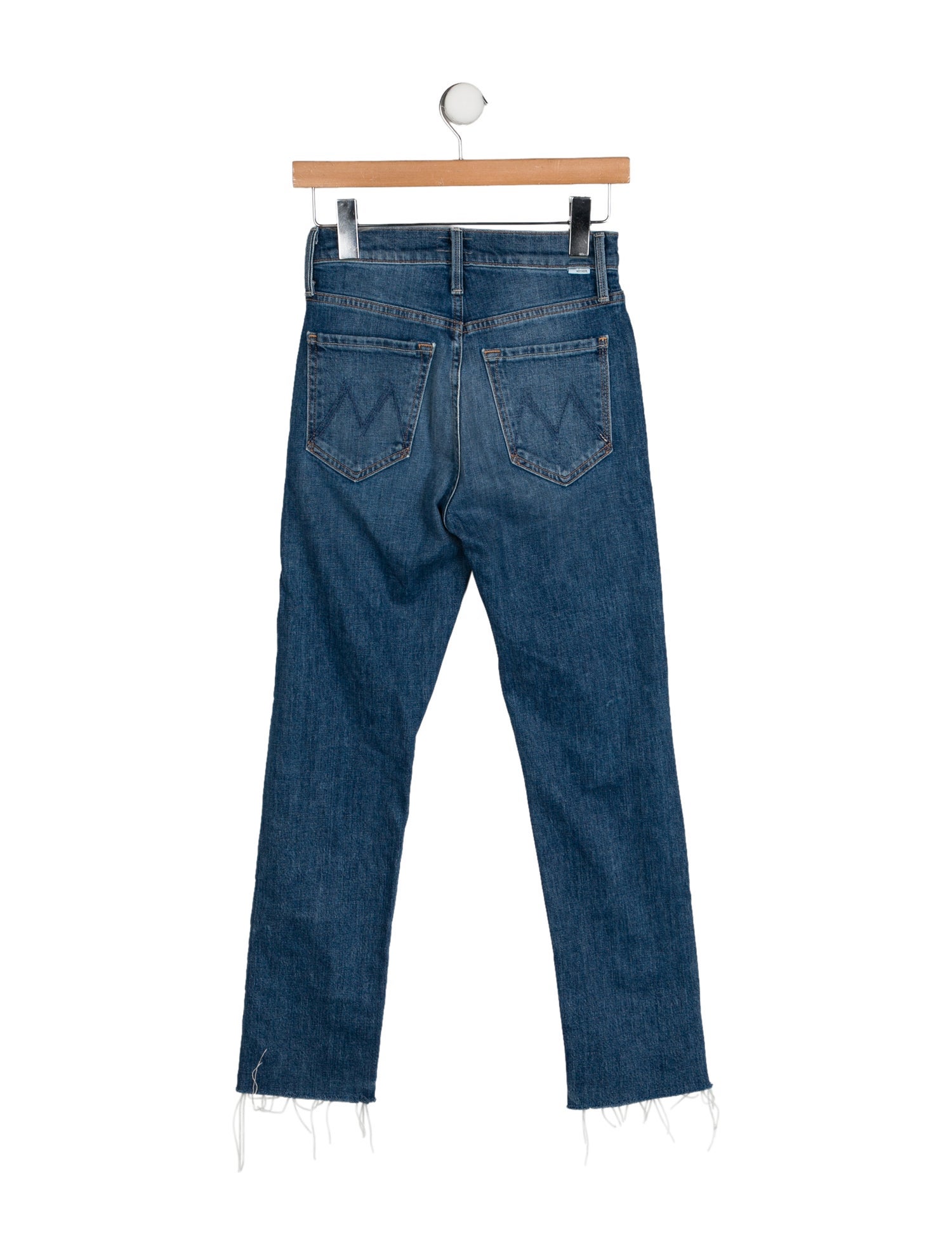 Mother High-Rise Straight Leg Jeans
