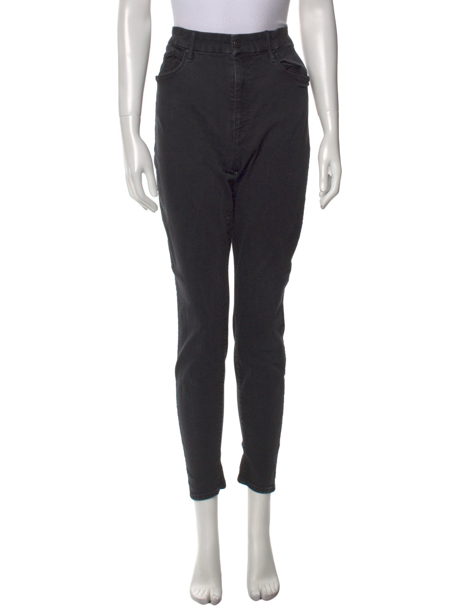 Mother Mid-Rise Skinny Leg Jeans