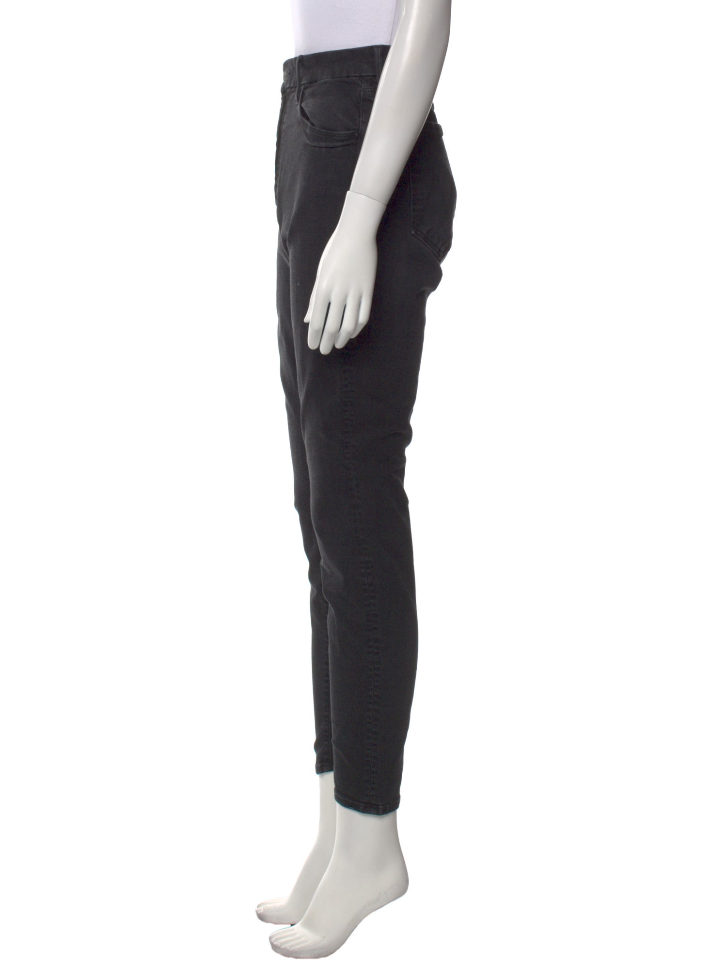 Mother Mid-Rise Skinny Leg Jeans