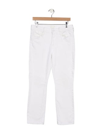 Mother Mid-Rise Skinny Leg Jeans