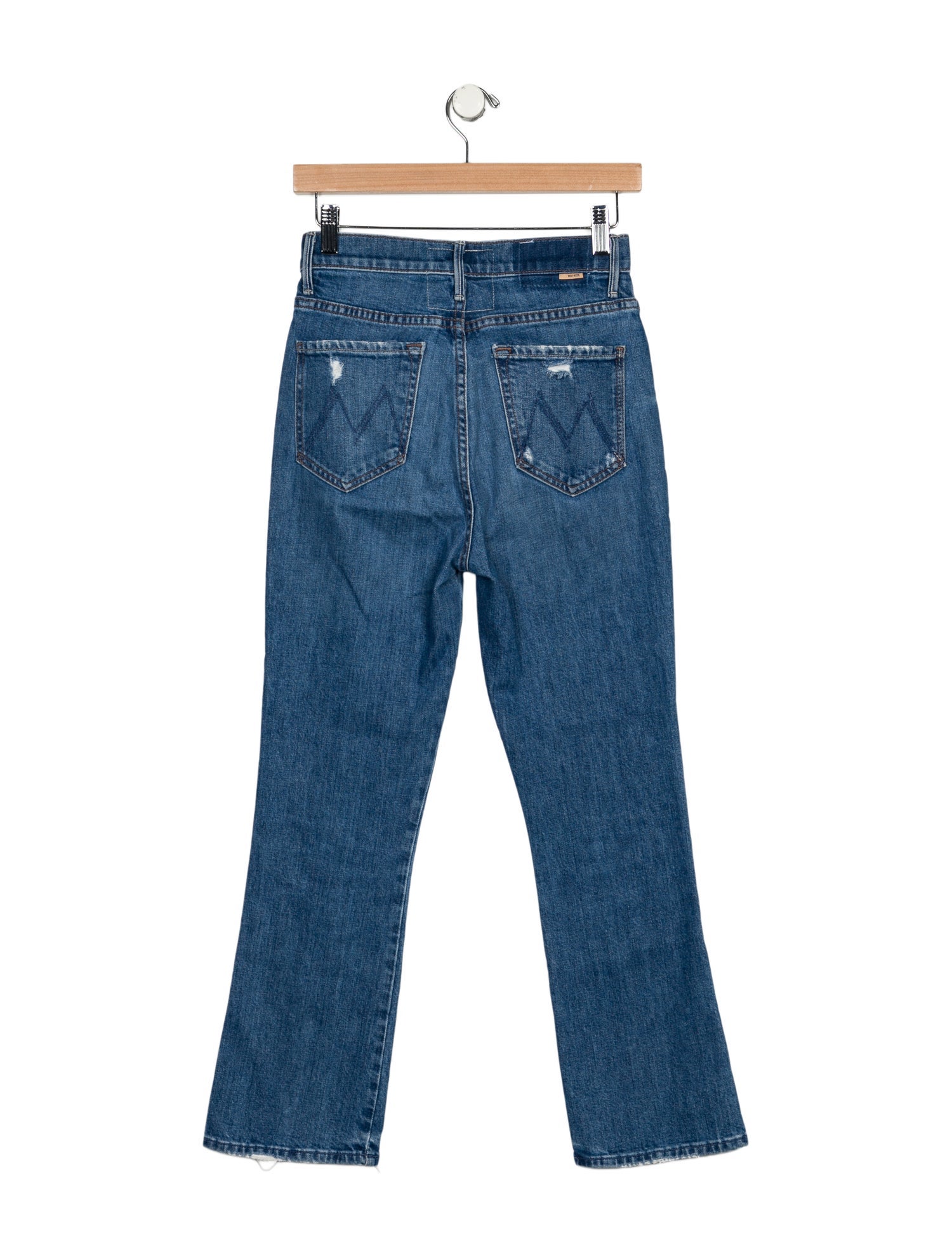Mother High-Rise Straight Leg Jeans