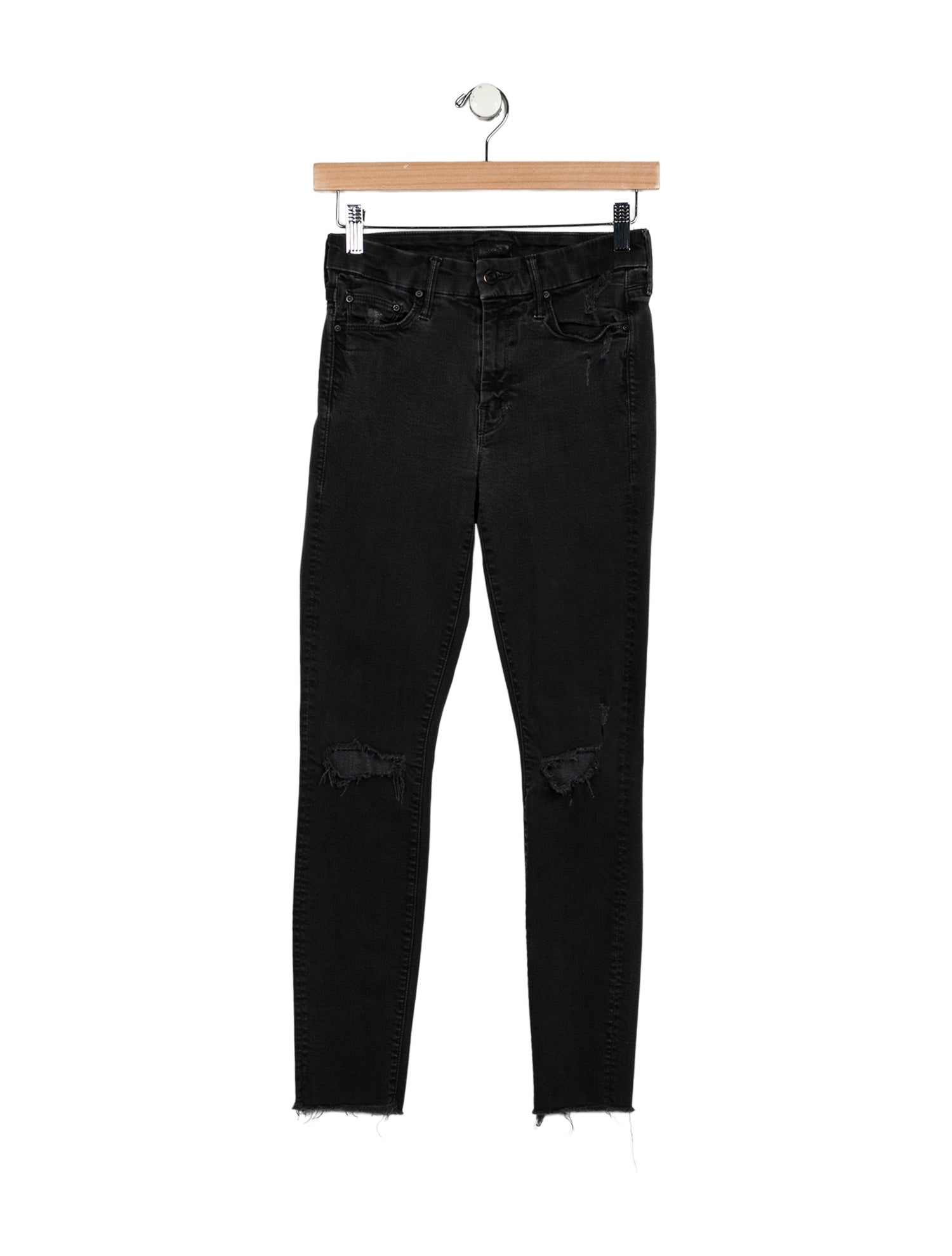 Mother Mid-Rise Skinny Leg Jeans