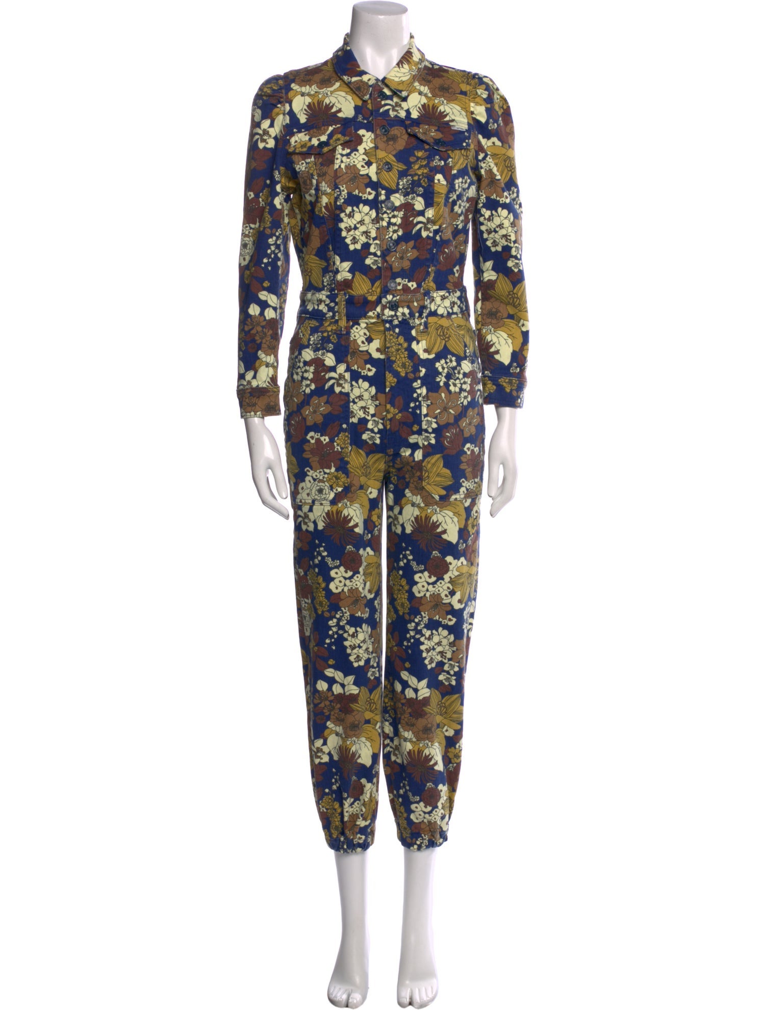 Mother Floral Print Jumpsuit