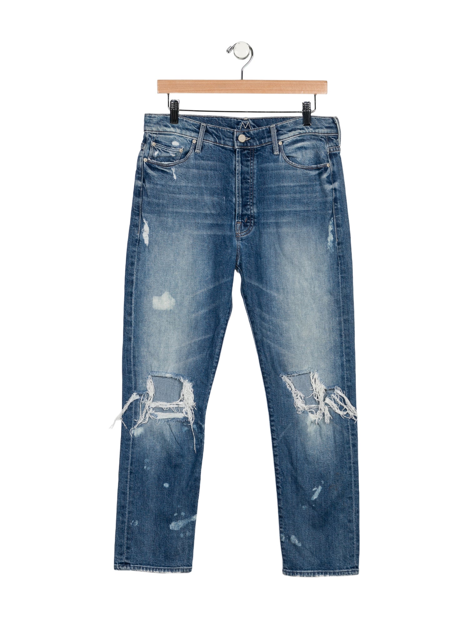 Mother High-Rise Straight Leg Jeans