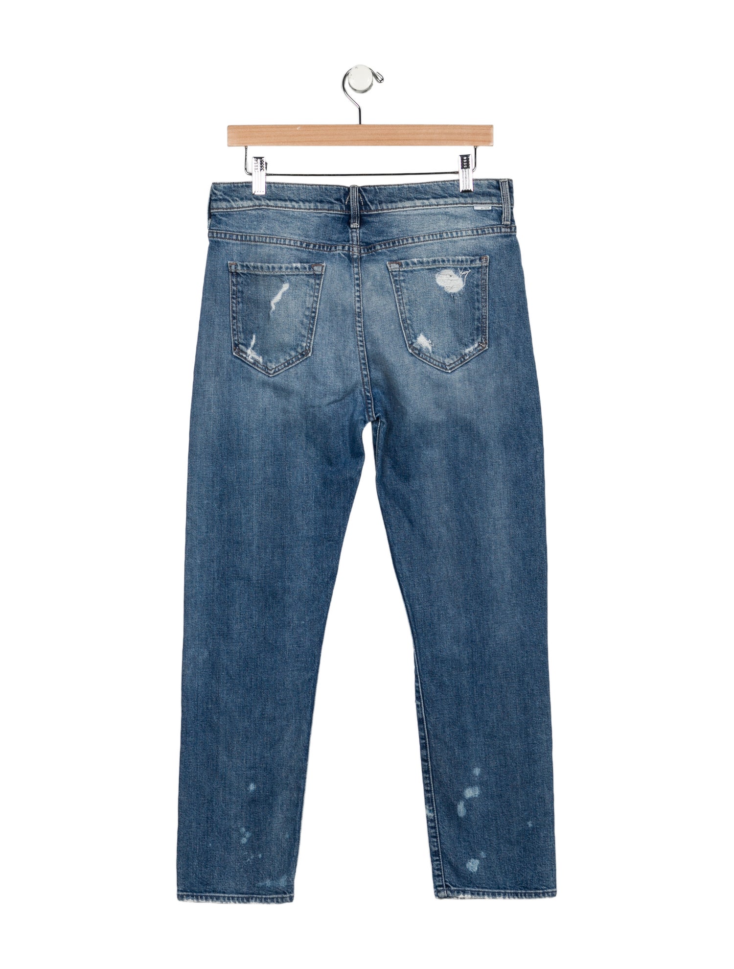 Mother High-Rise Straight Leg Jeans