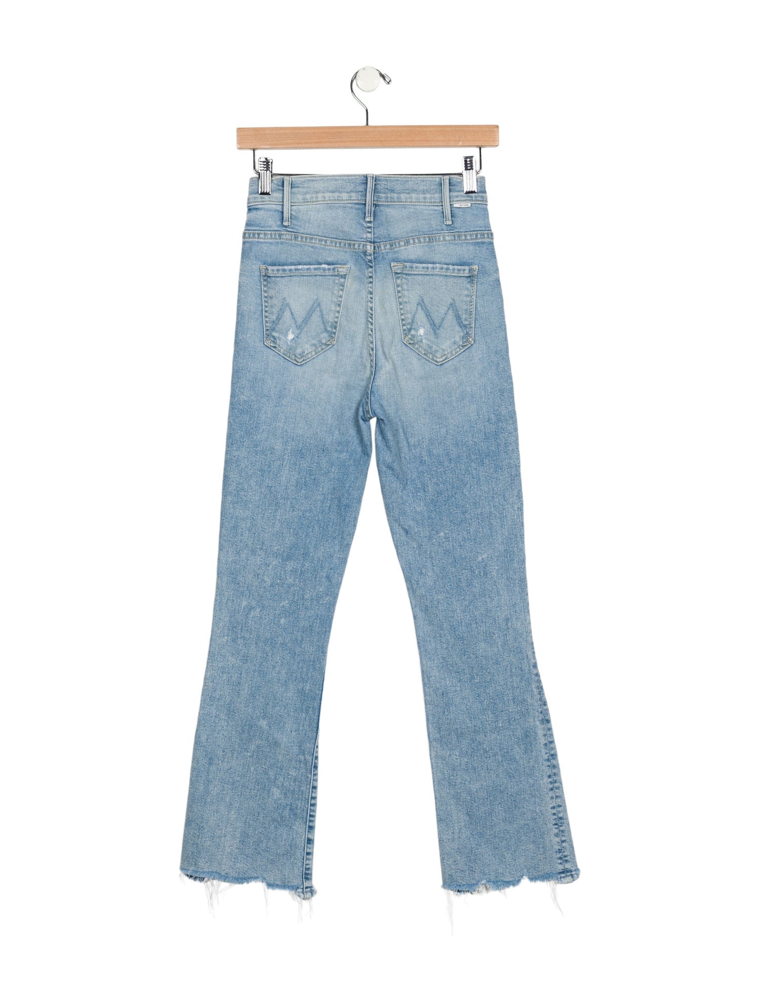 Mother Mid-Rise Straight Leg Jeans