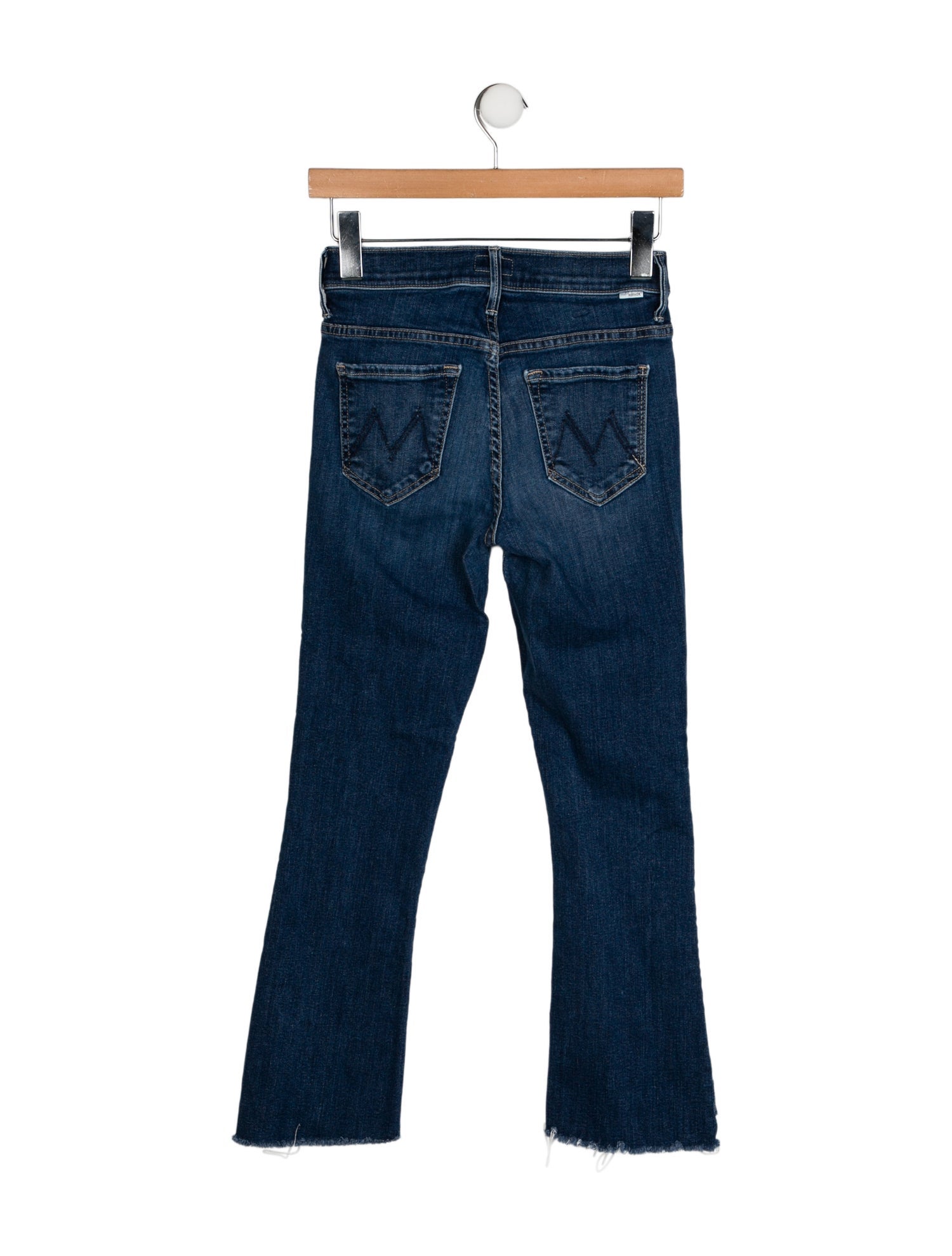 Mother Mid-Rise Straight Leg Jeans