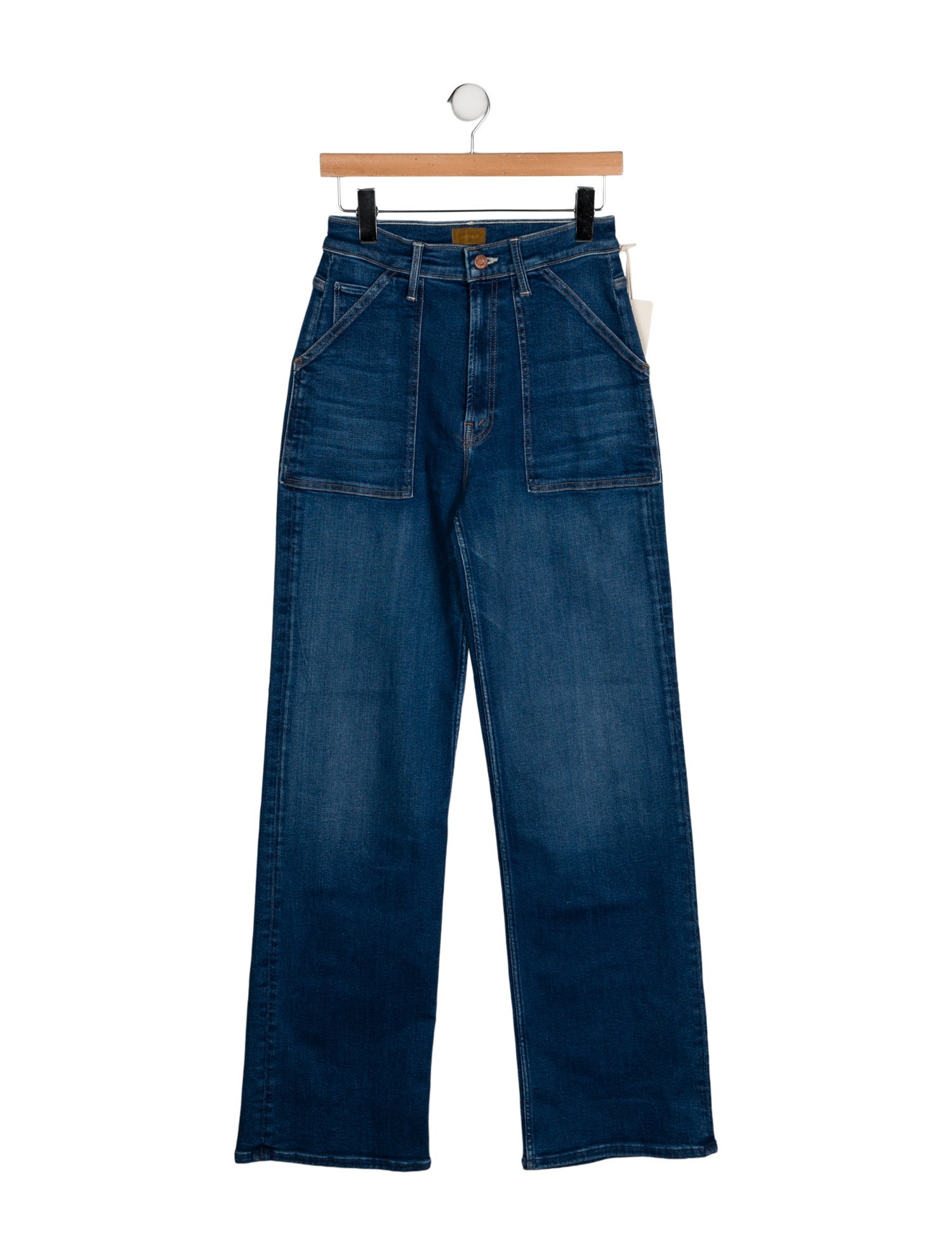 Mother High-Rise Wide Leg Jeans w/ Tags
