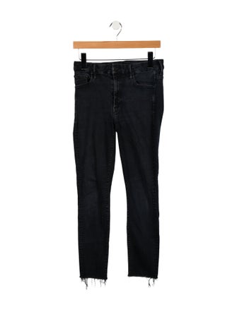 Mother Mid-Rise Skinny Leg Jeans