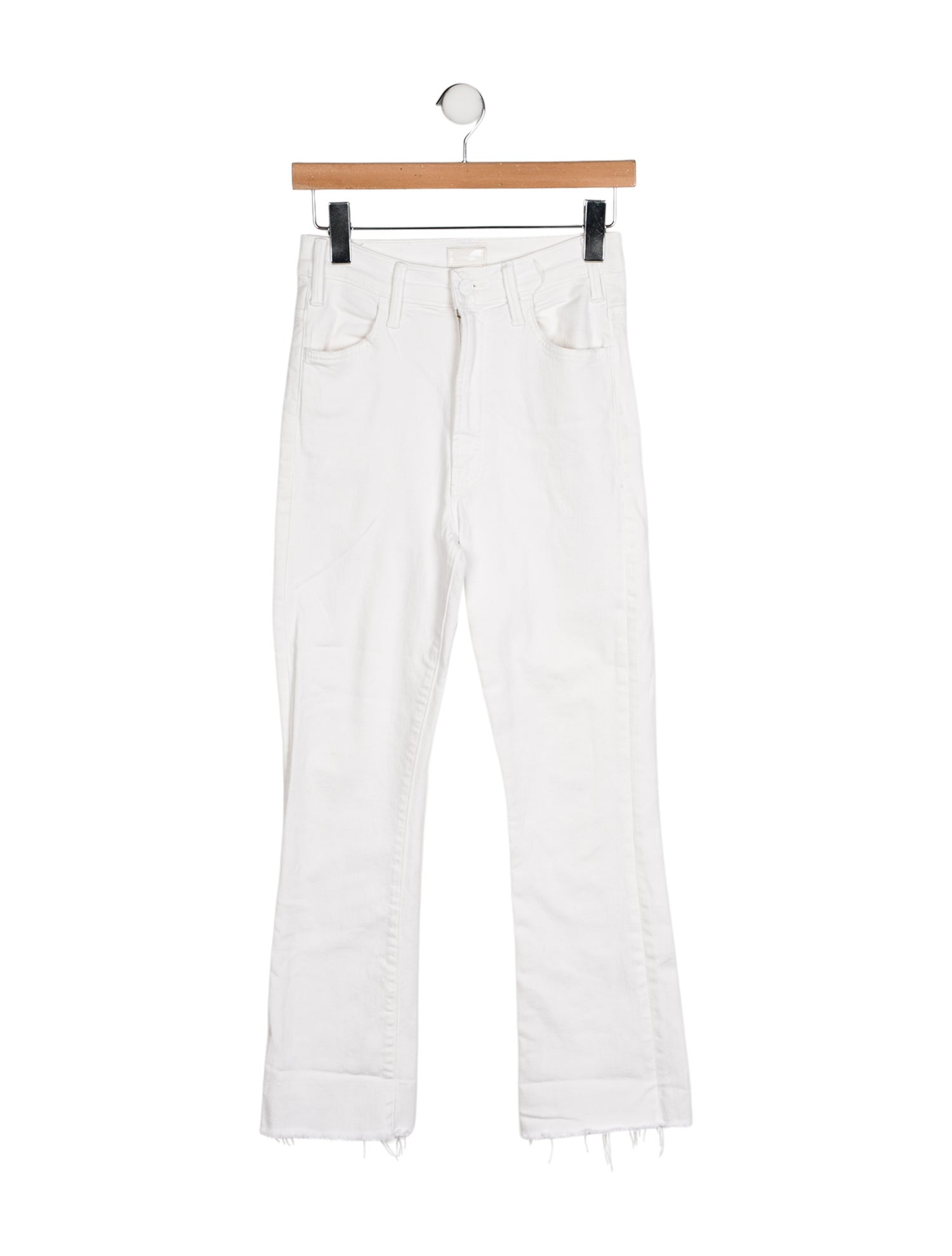 Mother Mid-Rise Straight Leg Jeans