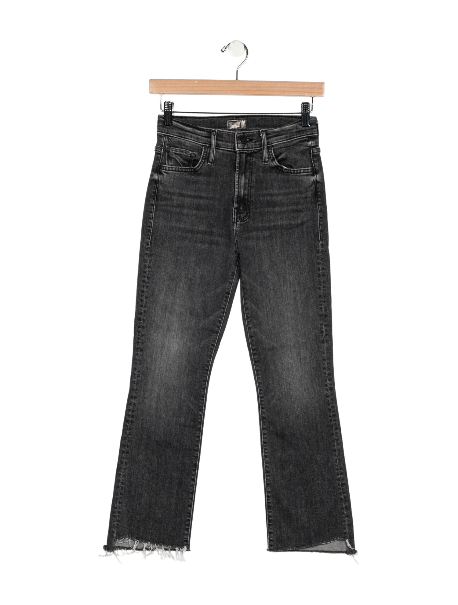Mother Mid-Rise Straight Leg Jeans