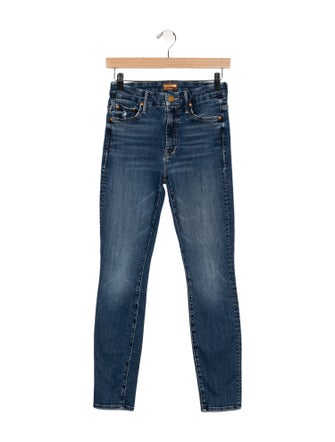 Mother Mid-Rise Skinny Leg Jeans