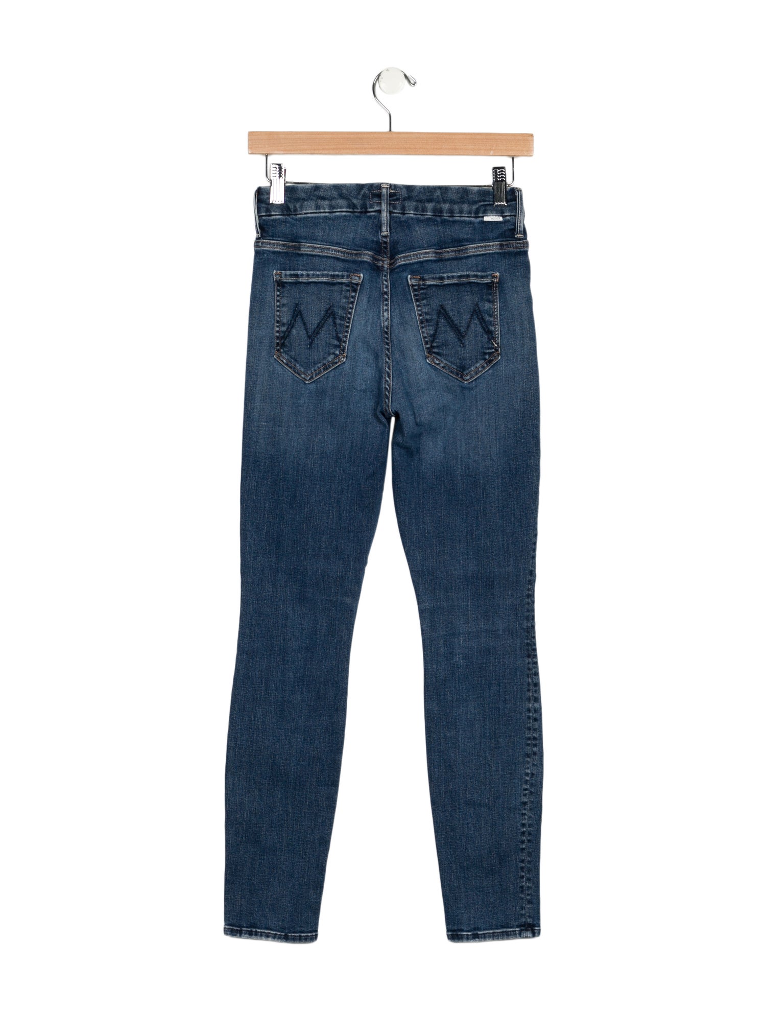 Mother Mid-Rise Skinny Leg Jeans