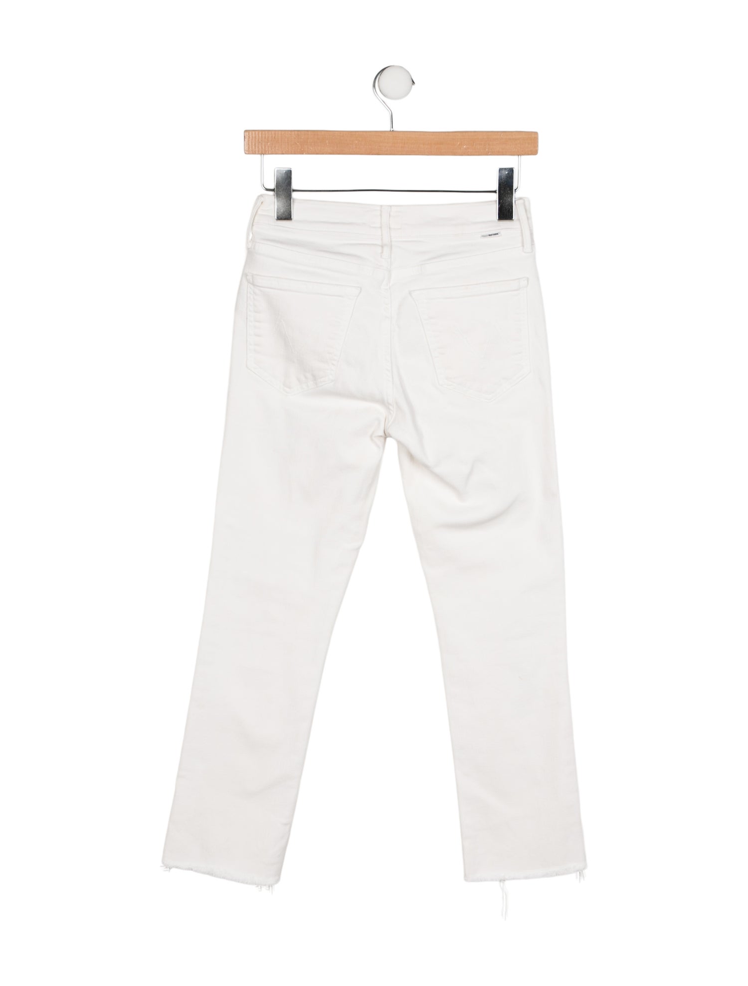 Mother Mid-Rise Straight Leg Jeans