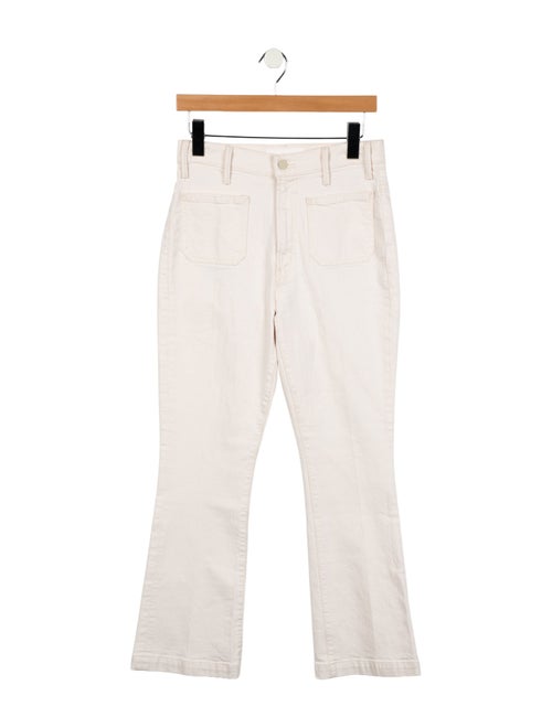 Mother Mid-Rise Straight Leg Jeans