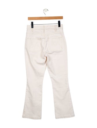 Mother Mid-Rise Straight Leg Jeans