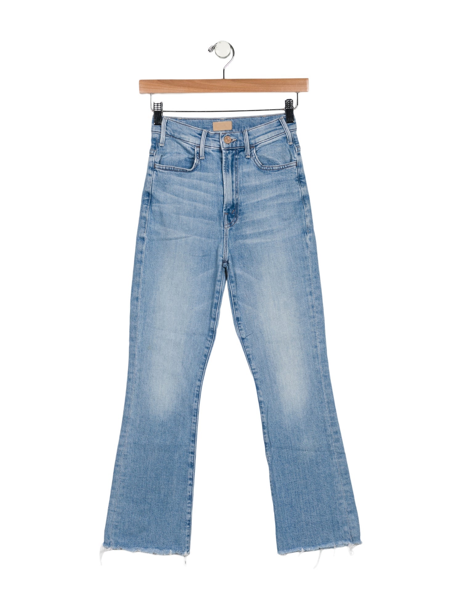 Mother Mid-Rise Straight Leg Jeans