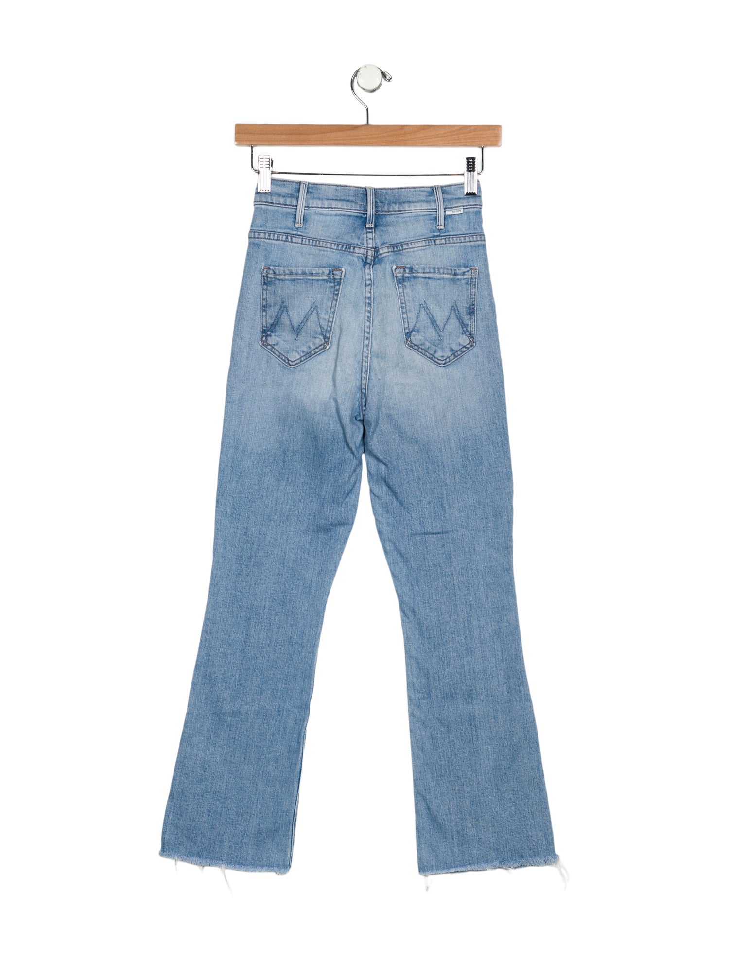 Mother Mid-Rise Straight Leg Jeans
