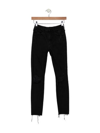 Mother Mid-Rise Skinny Leg Jeans
