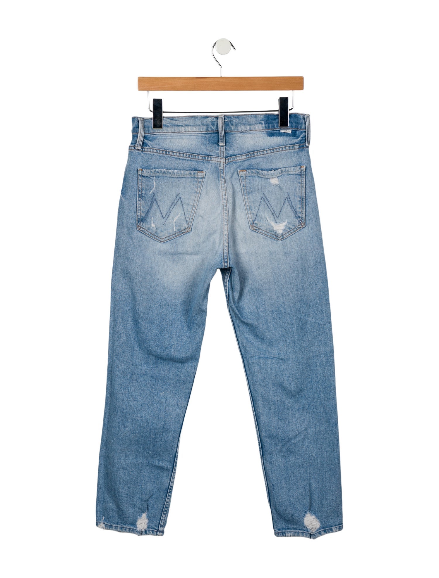 Mother High-Rise Straight Leg Jeans