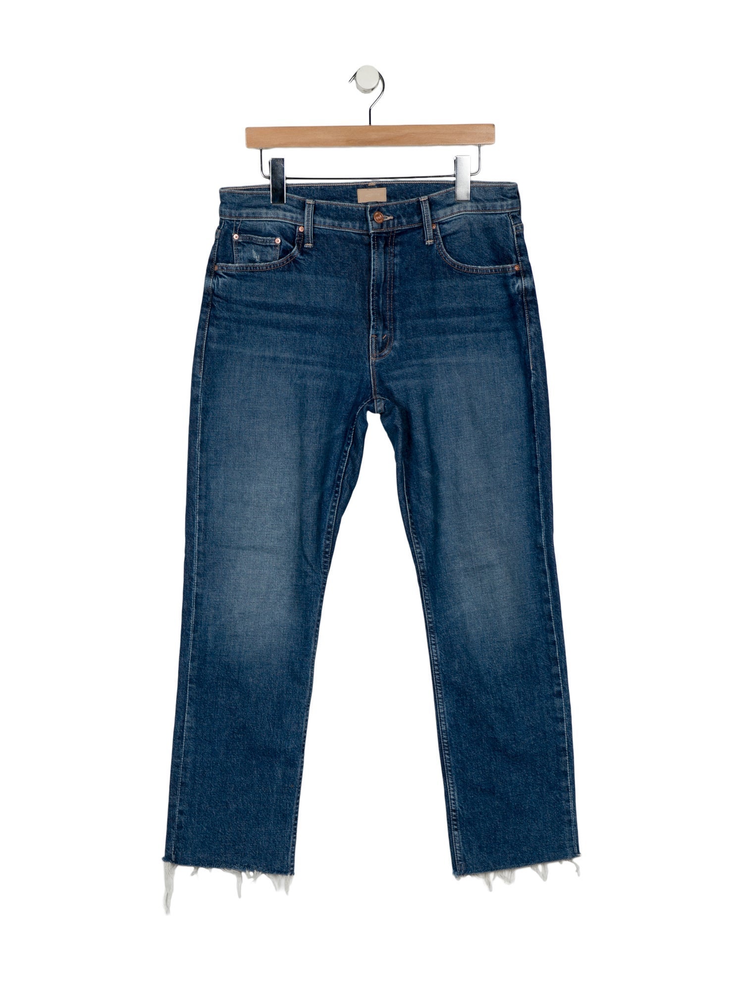 Mother High-Rise Straight Leg Jeans