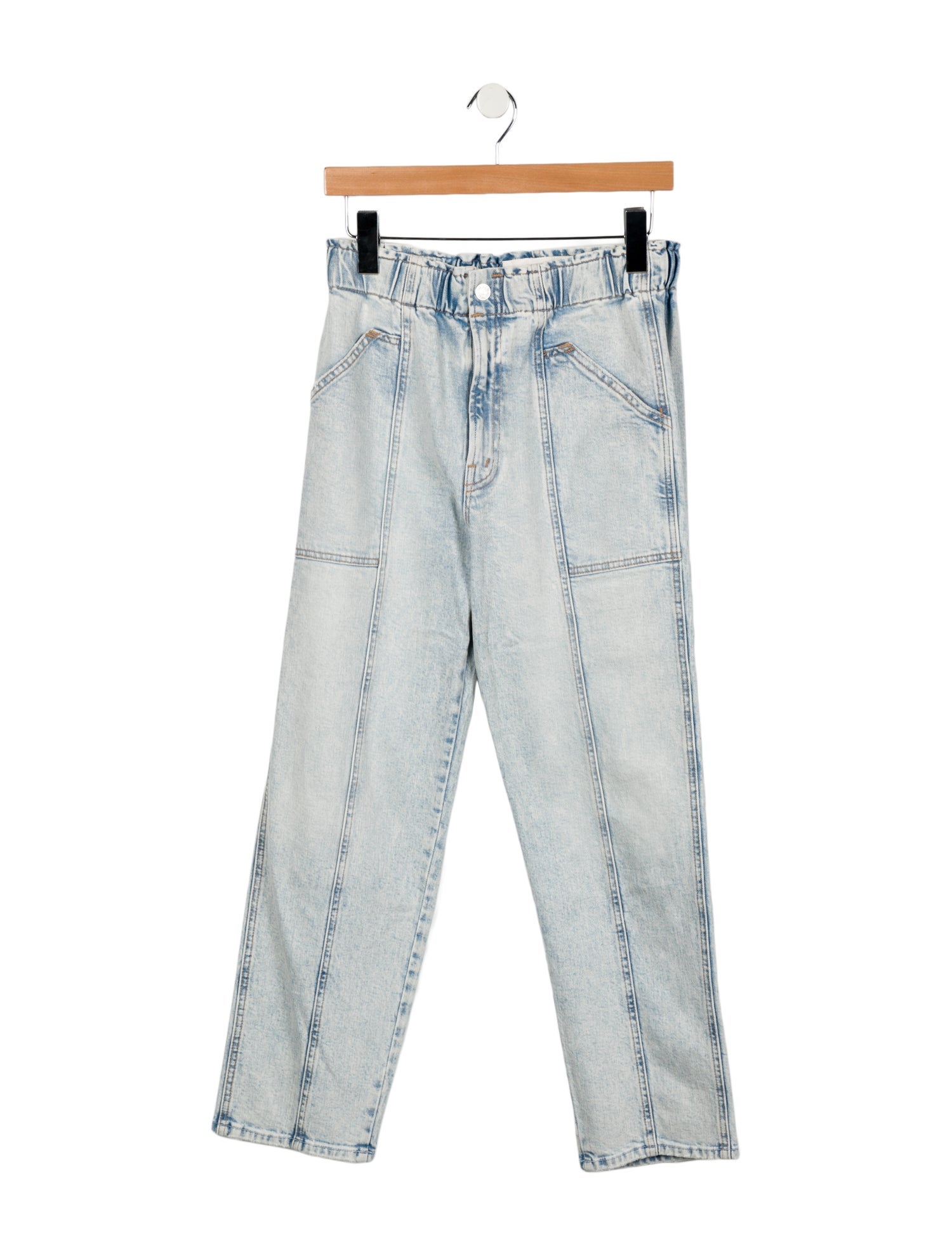 Mother High-Rise Straight Leg Jeans