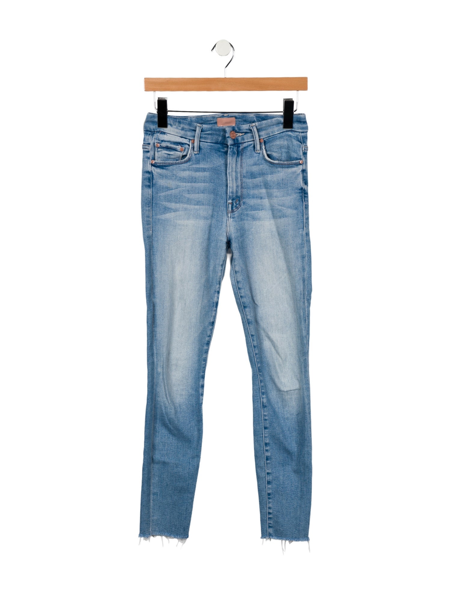 Mother Mid-Rise Skinny Leg Jeans