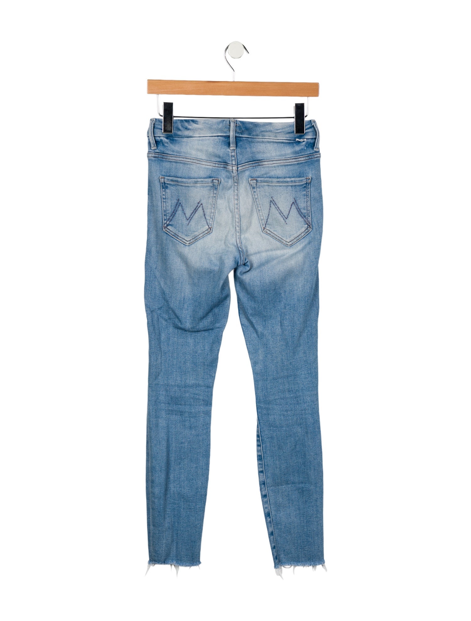 Mother Mid-Rise Skinny Leg Jeans
