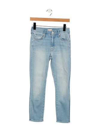 Mother Mid-Rise Skinny Leg Jeans