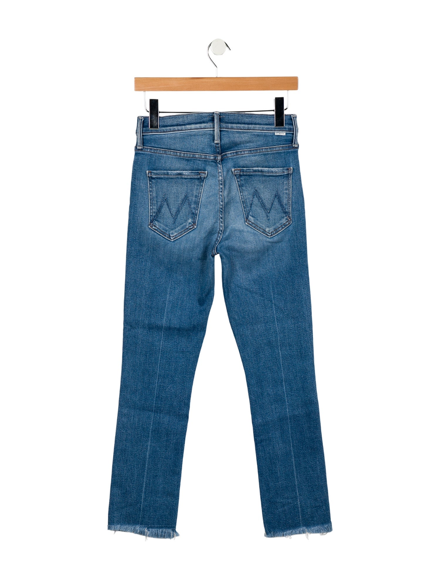 Mother Mid-Rise Straight Leg Jeans