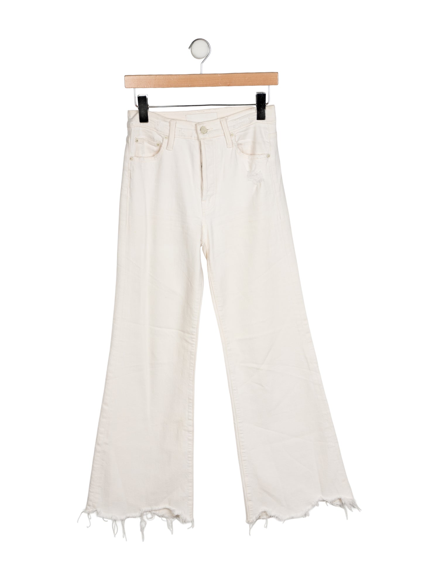 Mother Mid-Rise Wide Leg Jeans