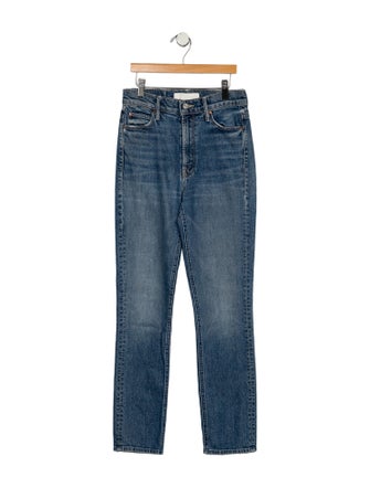 Mother Mid-Rise Skinny Leg Jeans