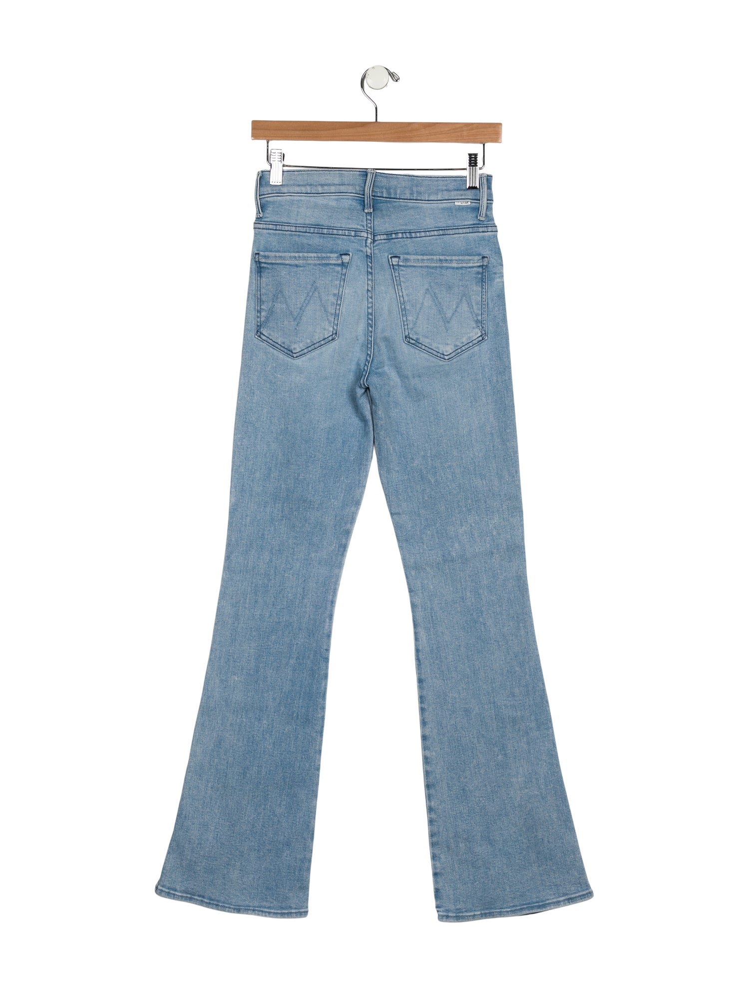 Mother Mid-Rise Wide Leg Jeans
