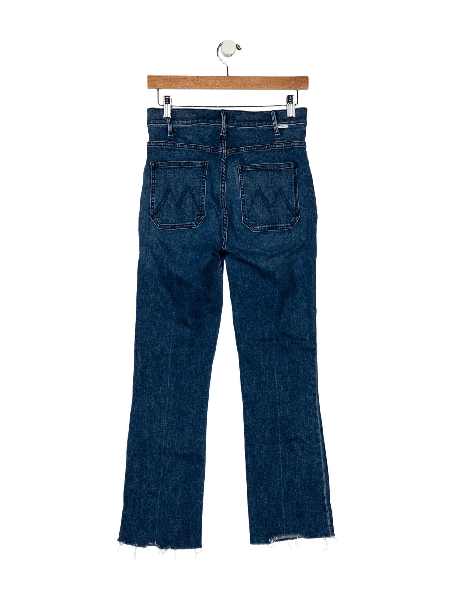 Mother Mid-Rise Straight Leg Jeans
