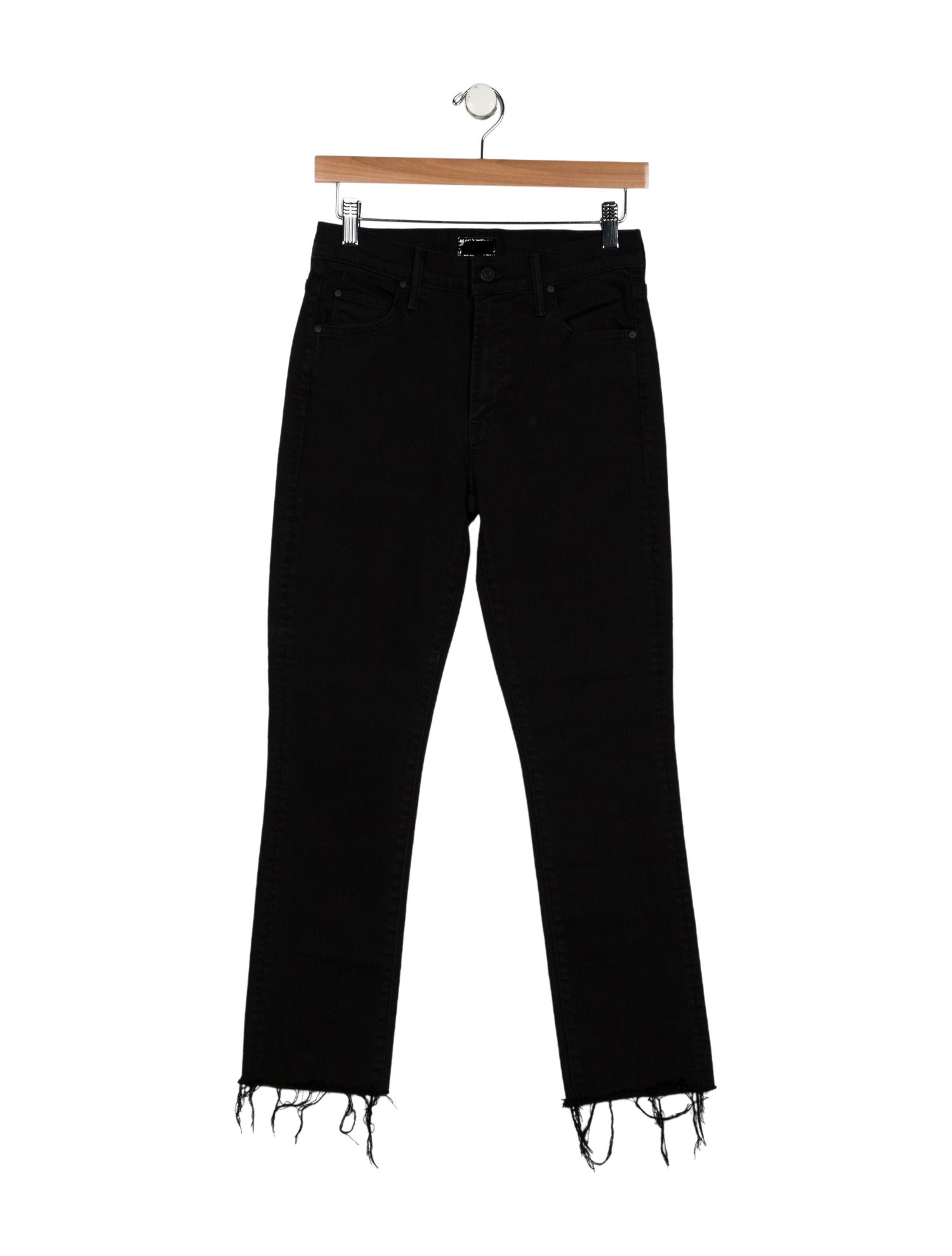 Mother Mid-Rise Straight Leg Jeans