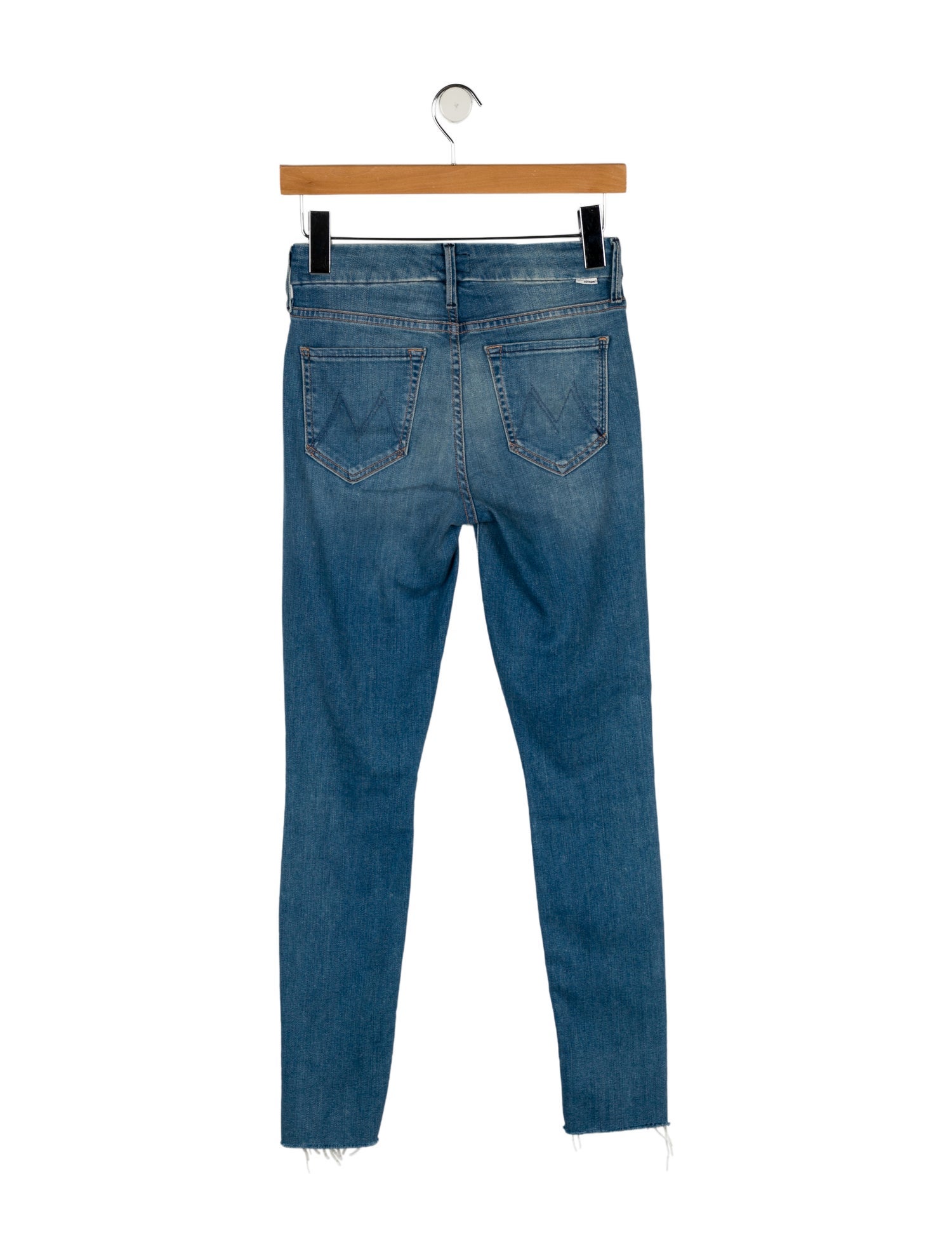Mother Mid-Rise Skinny Leg Jeans