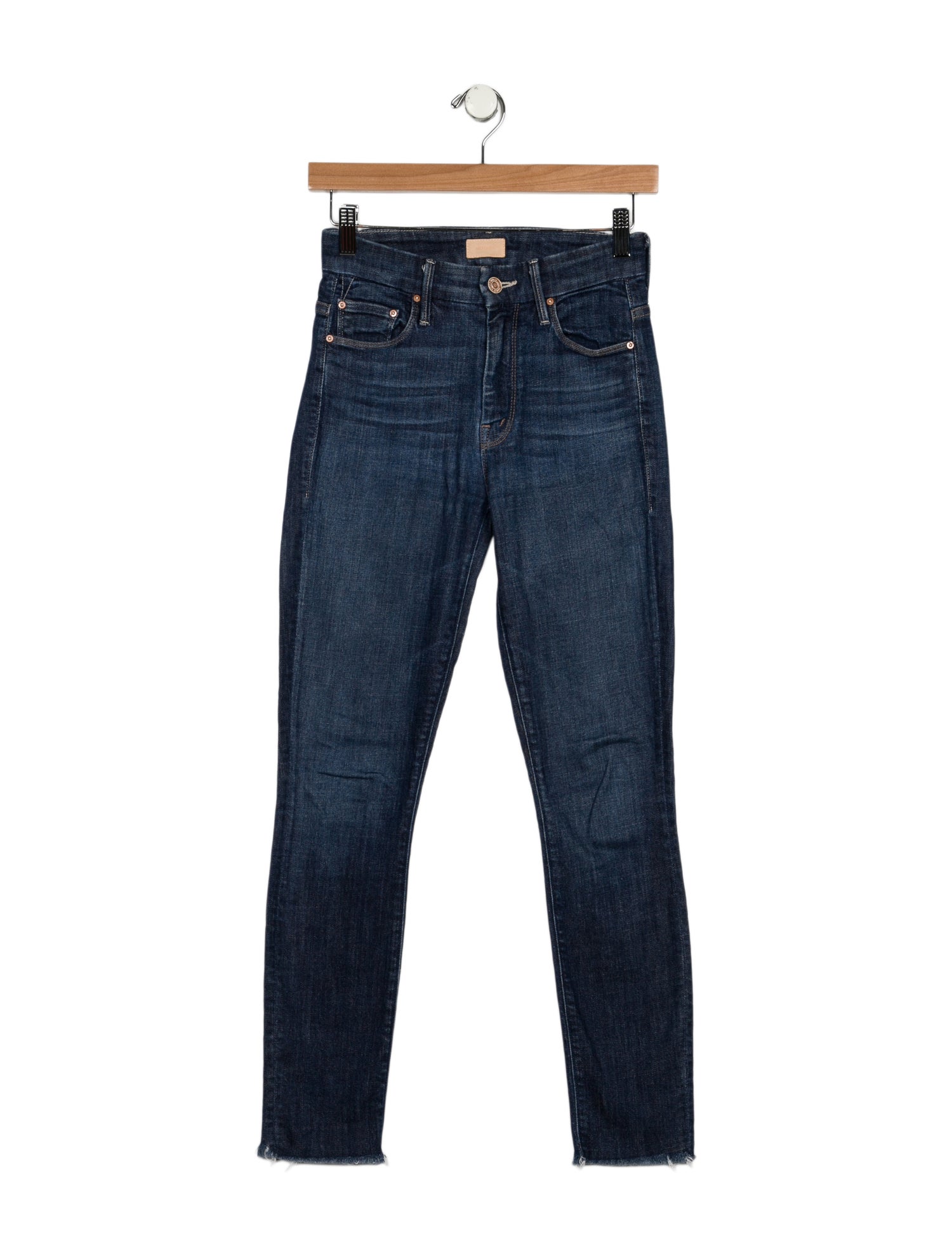 Mother Mid-Rise Skinny Leg Jeans