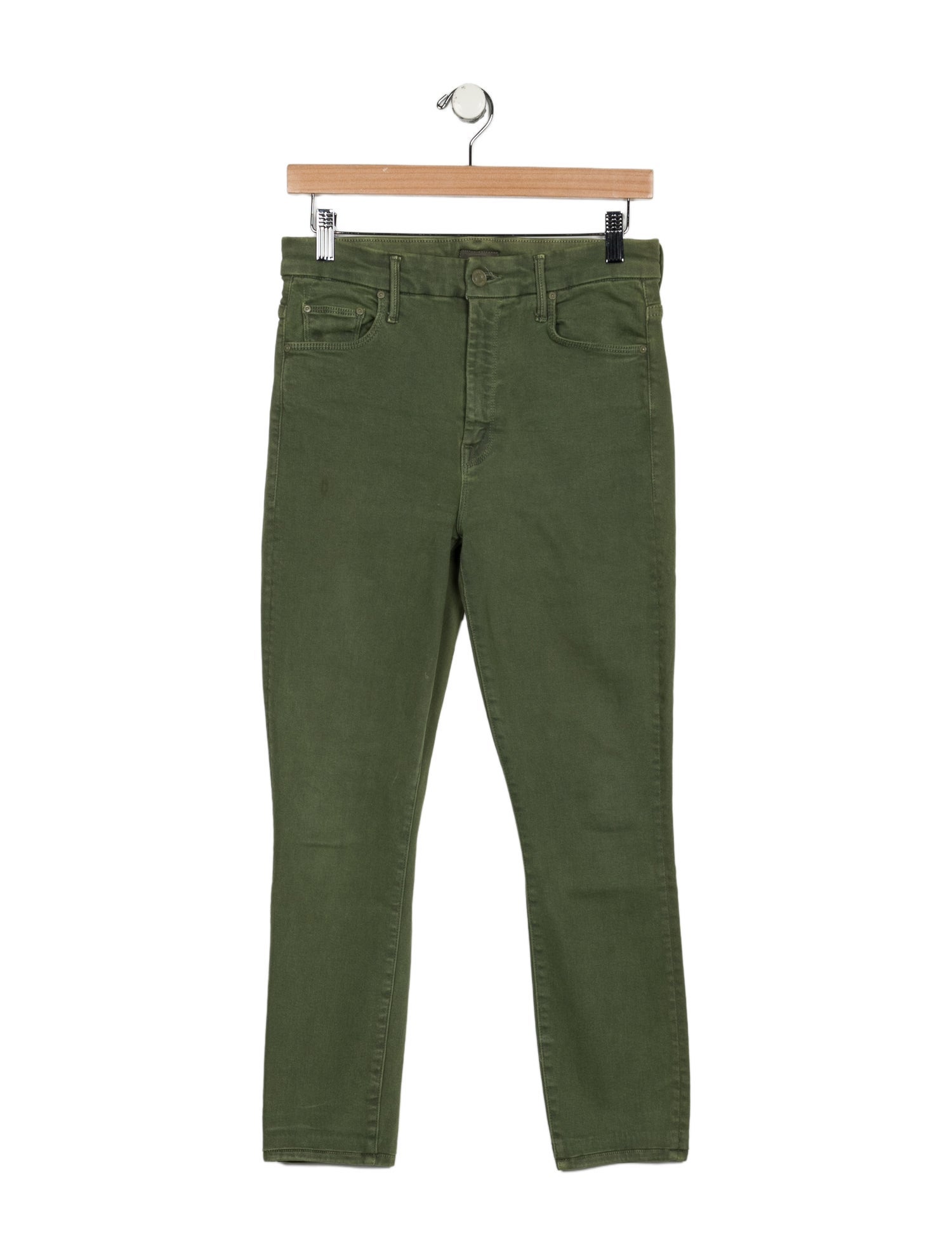 Mother Mid-Rise Skinny Leg Jeans