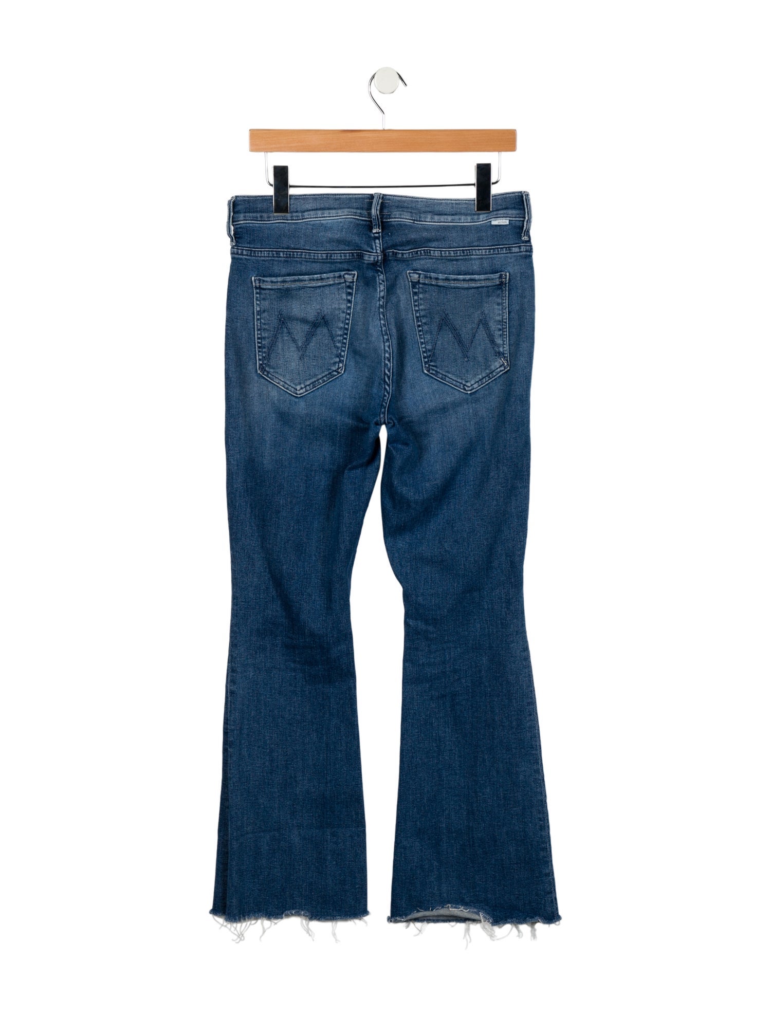 Mother Mid-Rise Wide Leg Jeans