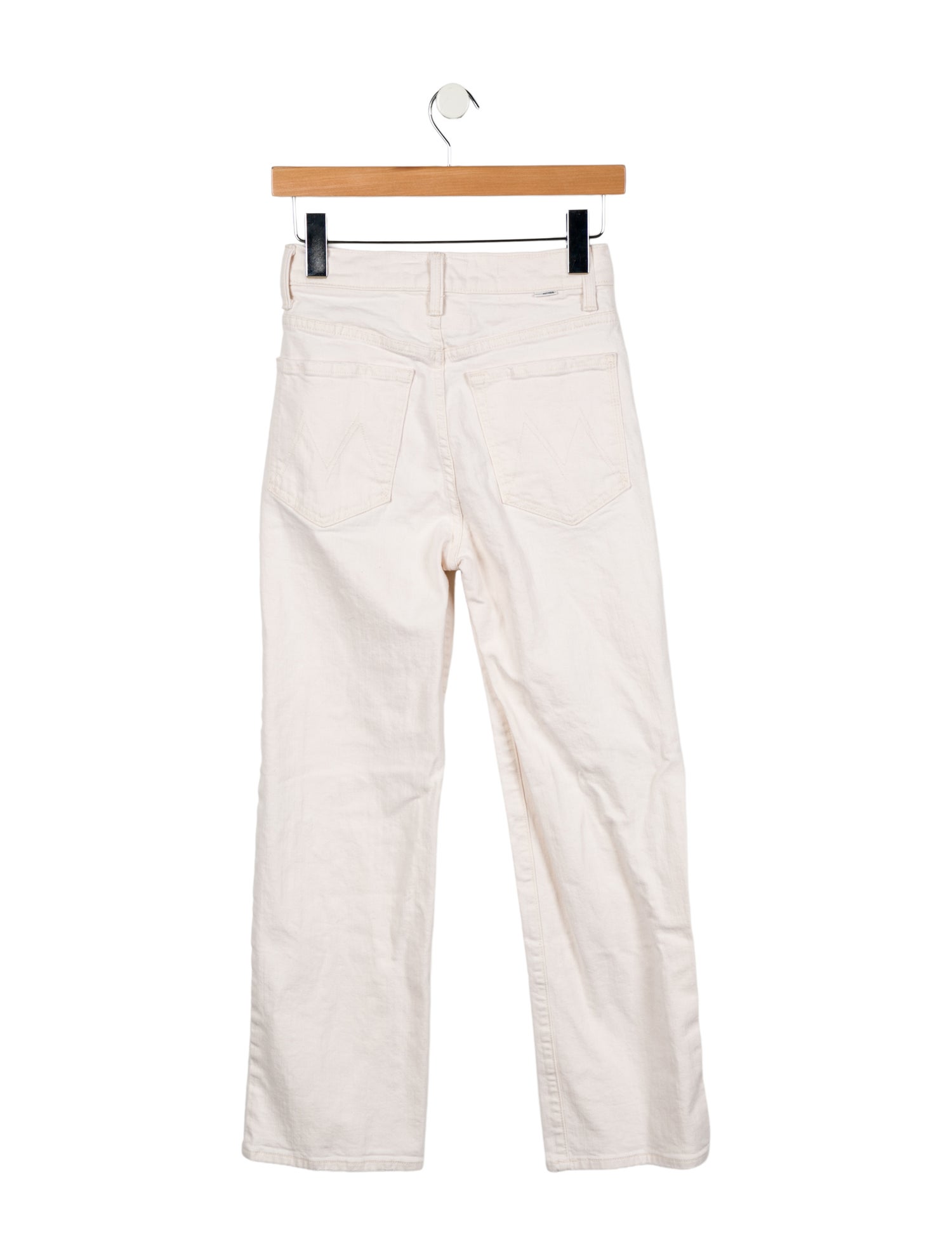 Mother Mid-Rise Straight Leg Jeans